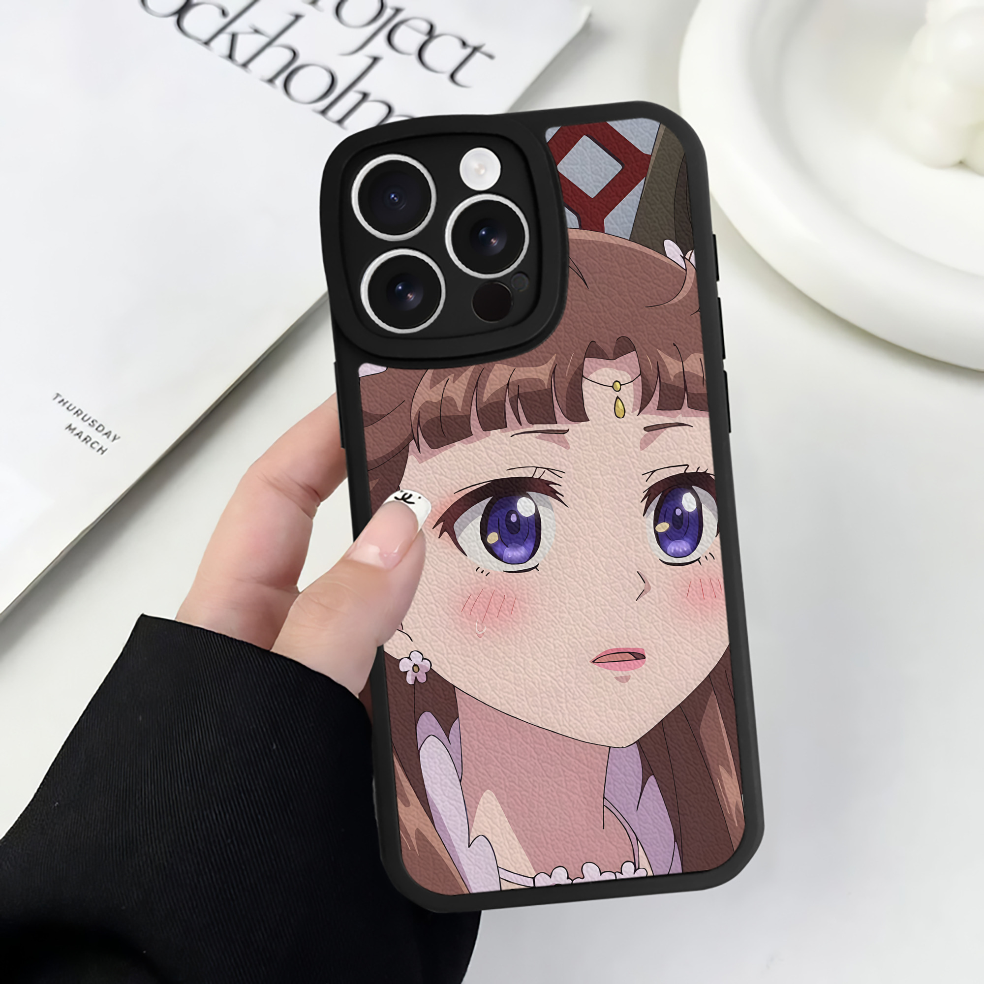薬屋のひとりごと The Apothecary Diaries 【iPhone 16シリーズ対応】シリコンスマホケース（レザー調） 材質：シリコン
